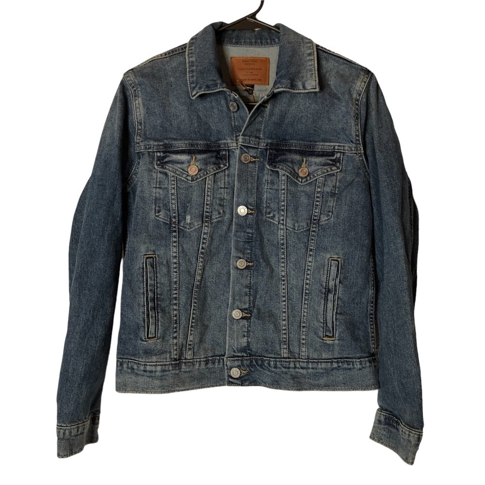 NWT Lucky Brand Tomboy Trucker Denim Jean Jacket Size Small
